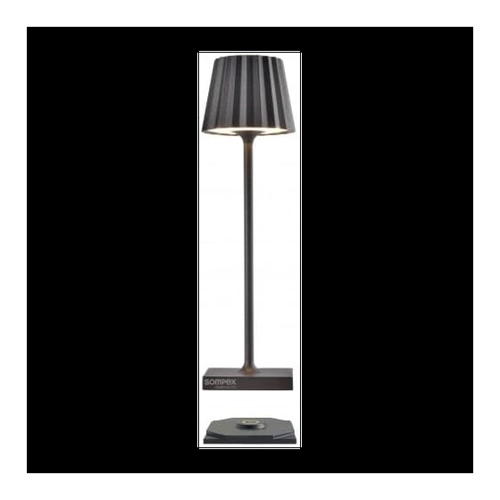 Bild von LED Akku Tischleuchte Troll Nano in Anthrazit 2x 0,8W 165lm IP54