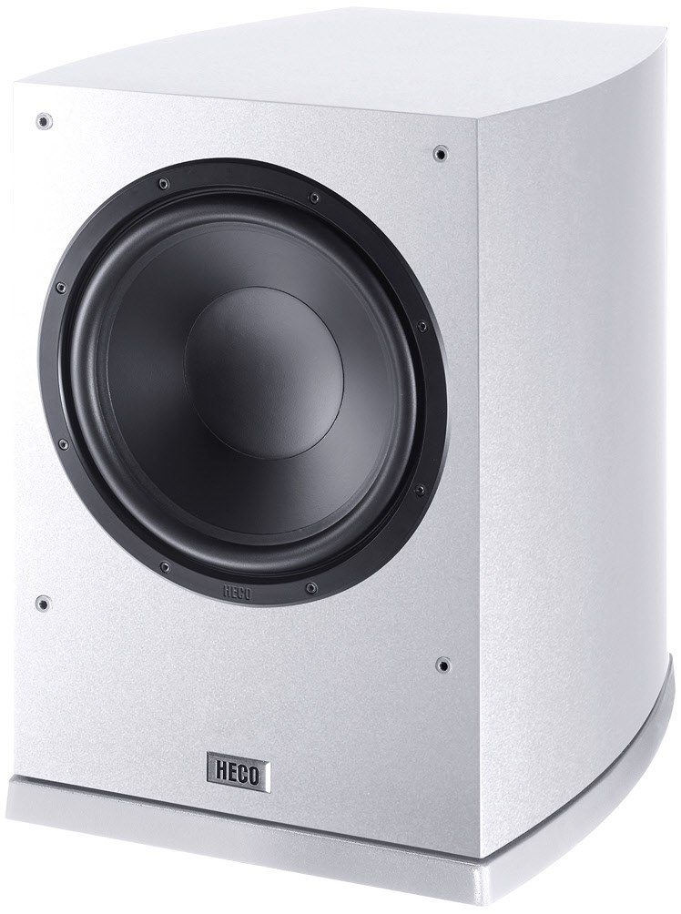 Bild von Heco Victa Elite Sub 252A aktiv Subwoofer *weiss* (1 Stk., 200 W), HiFi + Heimkino Lautsprecher, Weiss