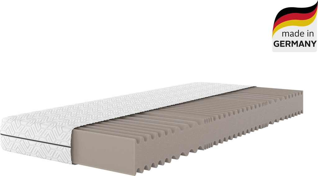Bild von Älgdröm Komfortschaummatratze "Mellbystrand mit atmungsaktivem Matratzenbezug", 18 cm hoch, Raumgewicht: 30 kg/m³, (1 St.), Ergonomischer 7-Zonen Komfortschaumkern mit hochwertigen Bezug aus Lyocell/Tencel für erholsame Nächte
