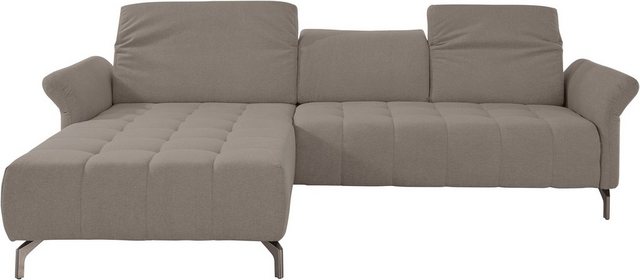 Bild von INOSIGN Ecksofa "Fresh L-Form", Federkern, wahlweise Kopfteilverstellung und motorischer Vorziehsitz