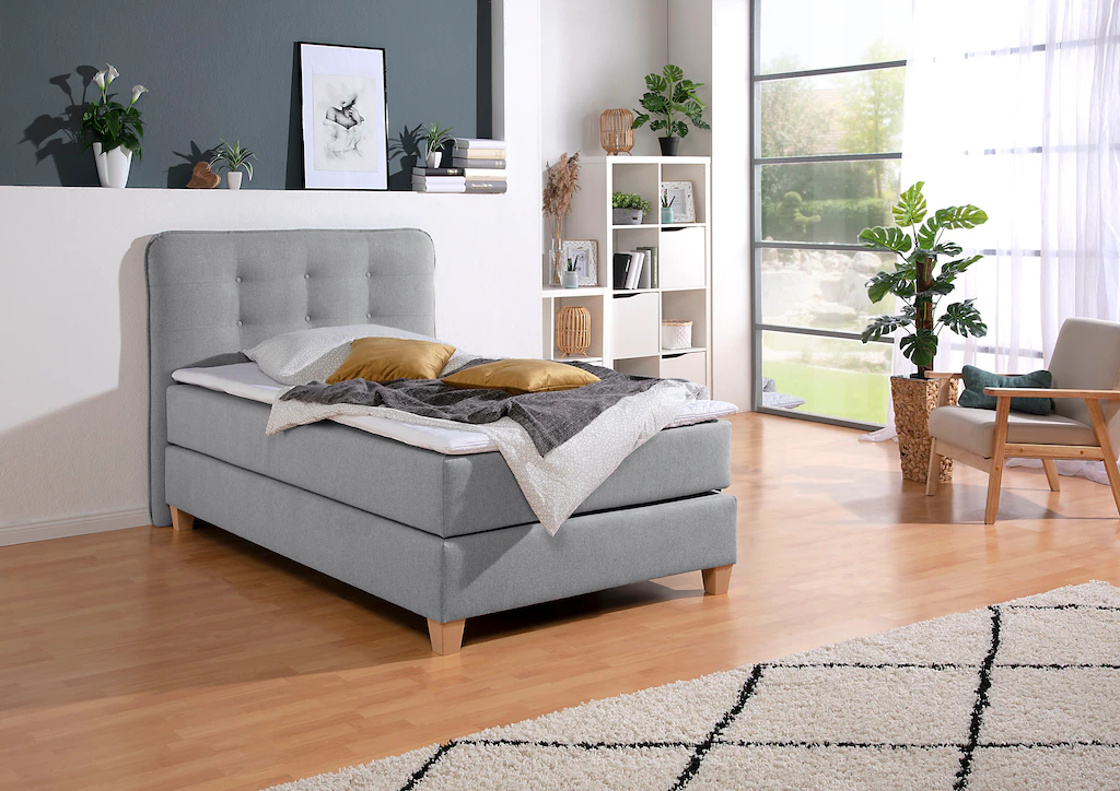 Bild von Home affaire Boxspringbett, inklusive Komfortschaum-Topper