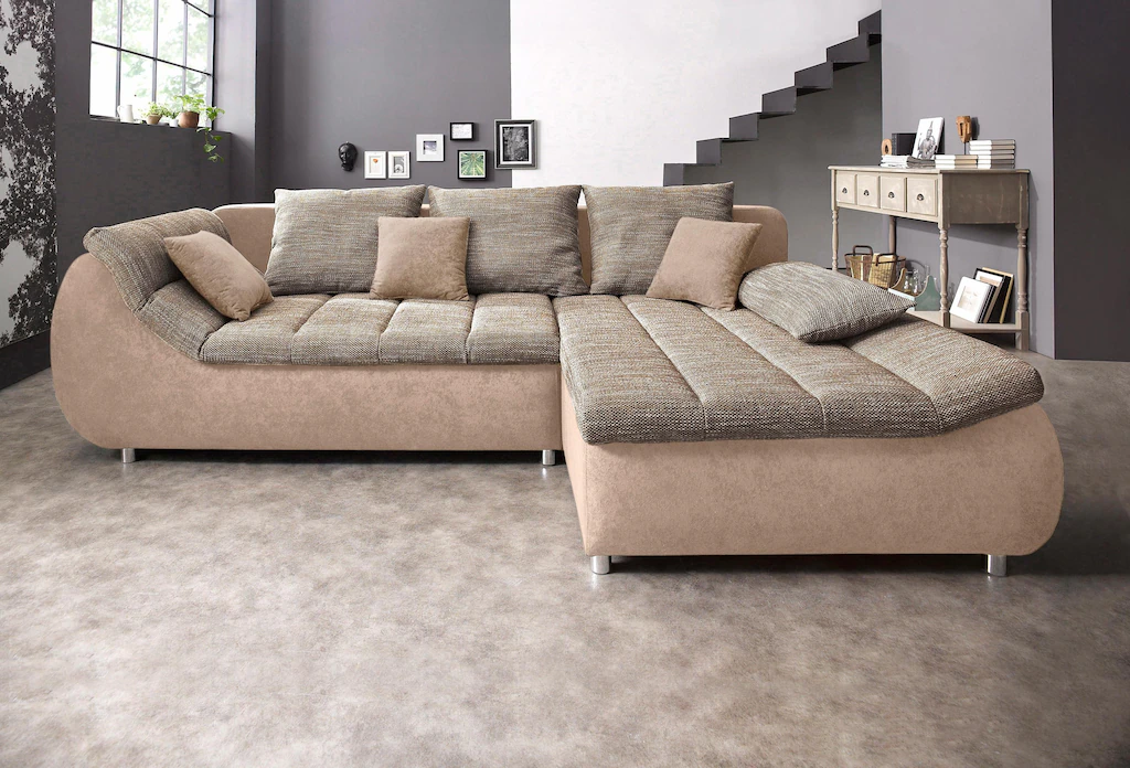 Bild von INOSIGN Ecksofa "Imola L-Form", wahlweise mit Bettfunktion