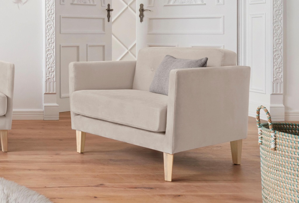 Bild von andas Sessel "Raadal", in skandinavischer Optik, mit Knopfheftung, Design by Morten Georgsen