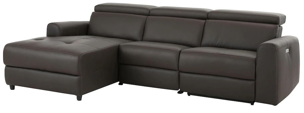 Bild von Home affaire Ecksofa "Sentrano, L-Form,", 275 cm, man. o. elektr. Relaxfunktion und USB/Kopfverstellung