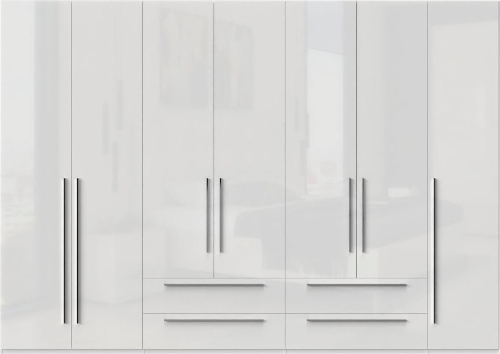 Bild von Places of Style Kleiderschrank "Piano", weiß, UV lackiert, hochglänzend, Soft-Close Funktion