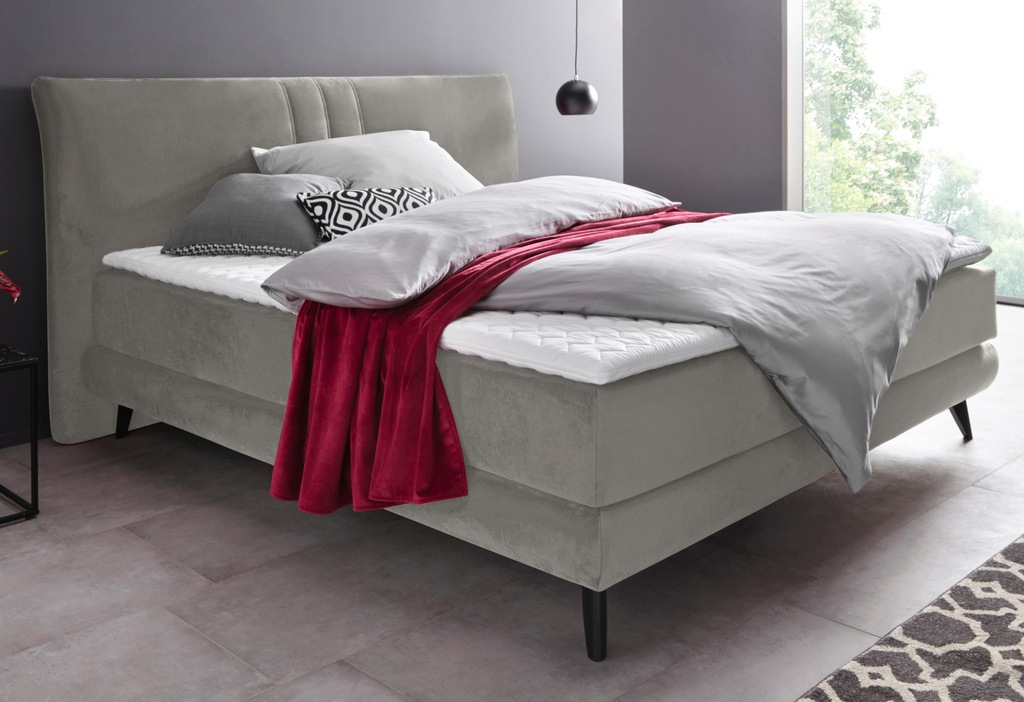 Bild von Places of Style Boxspringbett "Skien", incl. Kaltschaumtopper, 2 Härtegrade, 3 Ausführungen