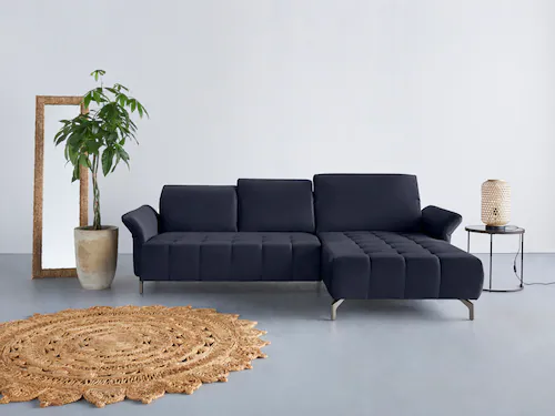 Bild von INOSIGN Ecksofa "Fresh L-Form", Federkern, wahlweise Kopfteilverstellung und motorischer Vorziehsitz
