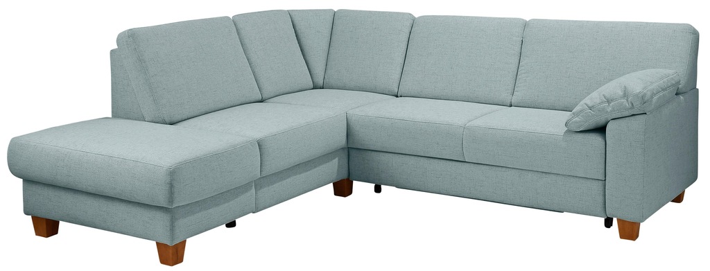 Bild von Home affaire Ecksofa "Belfort L-Form", mit Federkern, wahlweise mit Bettfunktion und Stauraum