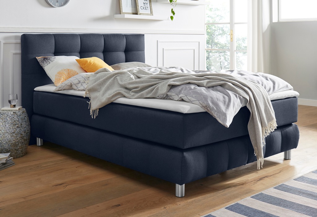 Bild von andas Boxspringbett "Salo", incl. Topper, 6 Breiten, 2 Härtegrade, TFK auch in Härtegrad 4