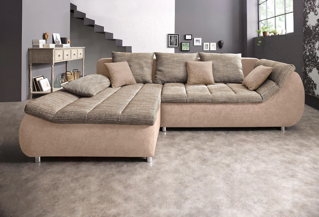 Bild von INOSIGN Ecksofa "Imola L-Form", wahlweise mit Bettfunktion