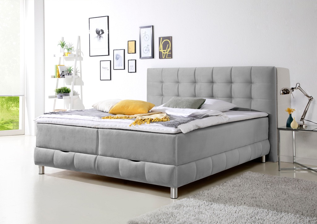 Bild von INOSIGN Boxbett Vaasa, inkl. Bettkasten & Topper, XXL-Ausführung, Überlänge 220 cm