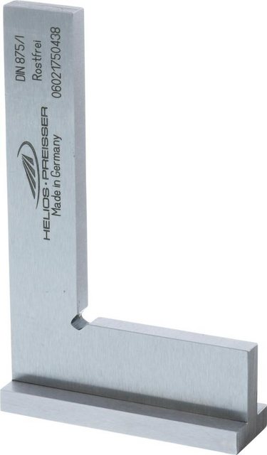 Bild von Helios Preisser Anschlagwinkel GG 1 (DIN 875, für Winkelprüfungen, Schenkellänge: 150 x 100 mm) 0370 204