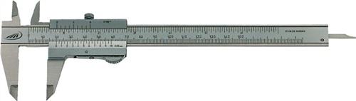 Bild von Helios Preisser Taschenmessschieber DUO-FIX (Messbereich 0 – 150 mm, Schnabellänge 40 mm, Ablesung 0,05 mm) 0190 501