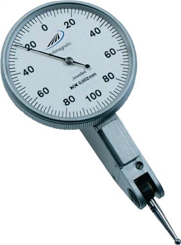 Bild von HELIOS-PREISSER 0715303 Fühlhebelmessgerät 0,002 mm, Form A mit Durchmesser 40,5 mm, Tasteinsätze 14,5 mm
