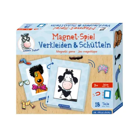 Bild von Die Spiegelburg Magnetspiel Verkleiden & Schütteln Die Lieben Sieben