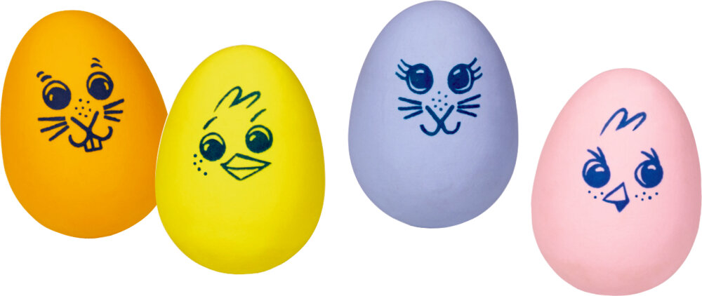 Bild von Die Spiegelburg - Fröhliche Ostern! - Lustige Eier-Flummis, sort. (A)