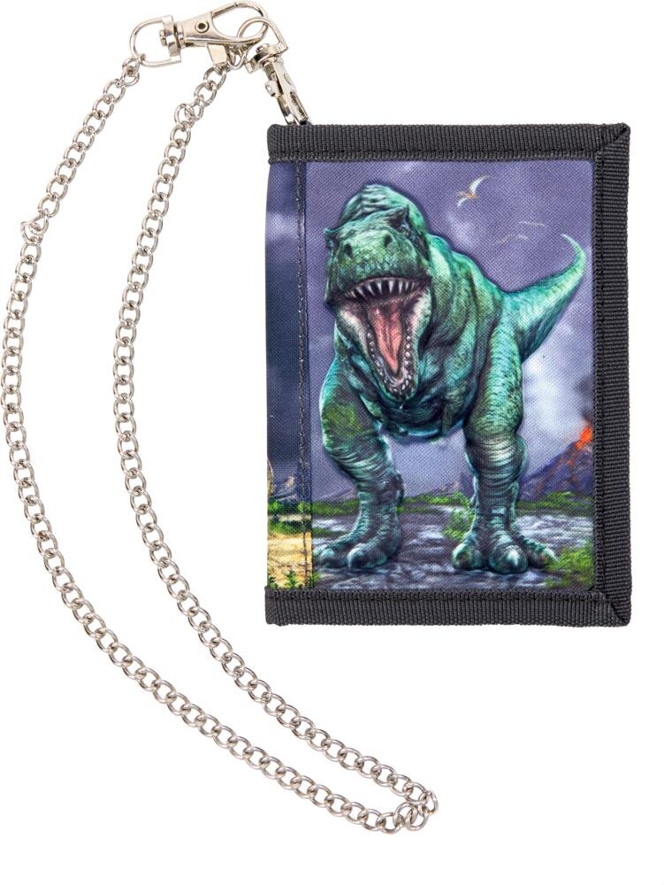 Bild von Die Spiegelburg Portmonee mit Kette - T-Rex World (mit 3D-Druck)