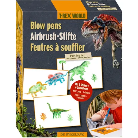 Bild von Die Spiegelburg - Airbrush-Stifte für Papier - T-Rex World (4)