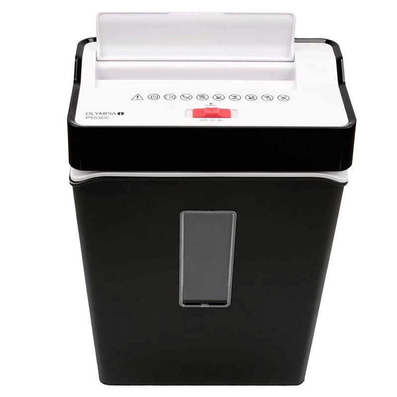 Bild von Olympia PS 53 CC Aktenvernichter P4 (Papierschredder, Partikelschnitt, 6 Blatt) - schwarz