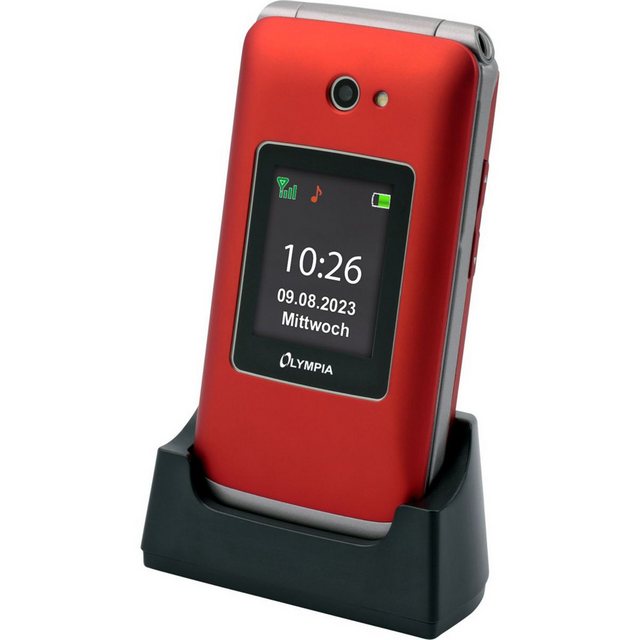 Bild von Olympia Mobiltelefon VITUS ROT 2G (4.58", 2G), Tastenhandy, Rot