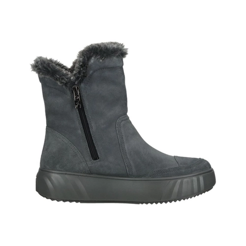 Bild von Ara Monaco - Damen Stiefeletten aus grauem Veloursleder