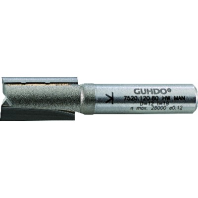 Bild von GUHDO® - HW-Nutfräser Schaft-ø8mm 111/8 D20 l19 L51 Z2
