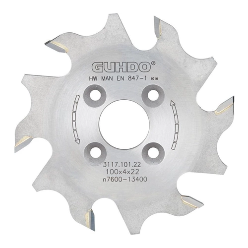 Bild von Guhdo Lamellen-Nutfräser HW 100 x 4.0 x 22 mm Z6 im Test