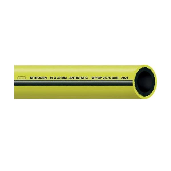 Bild von 40 Mtr. Teguma Stickstoffschlauch NITROGEN/YELLOW ID 19,5mm AD 30,0mm L.40m Gelb