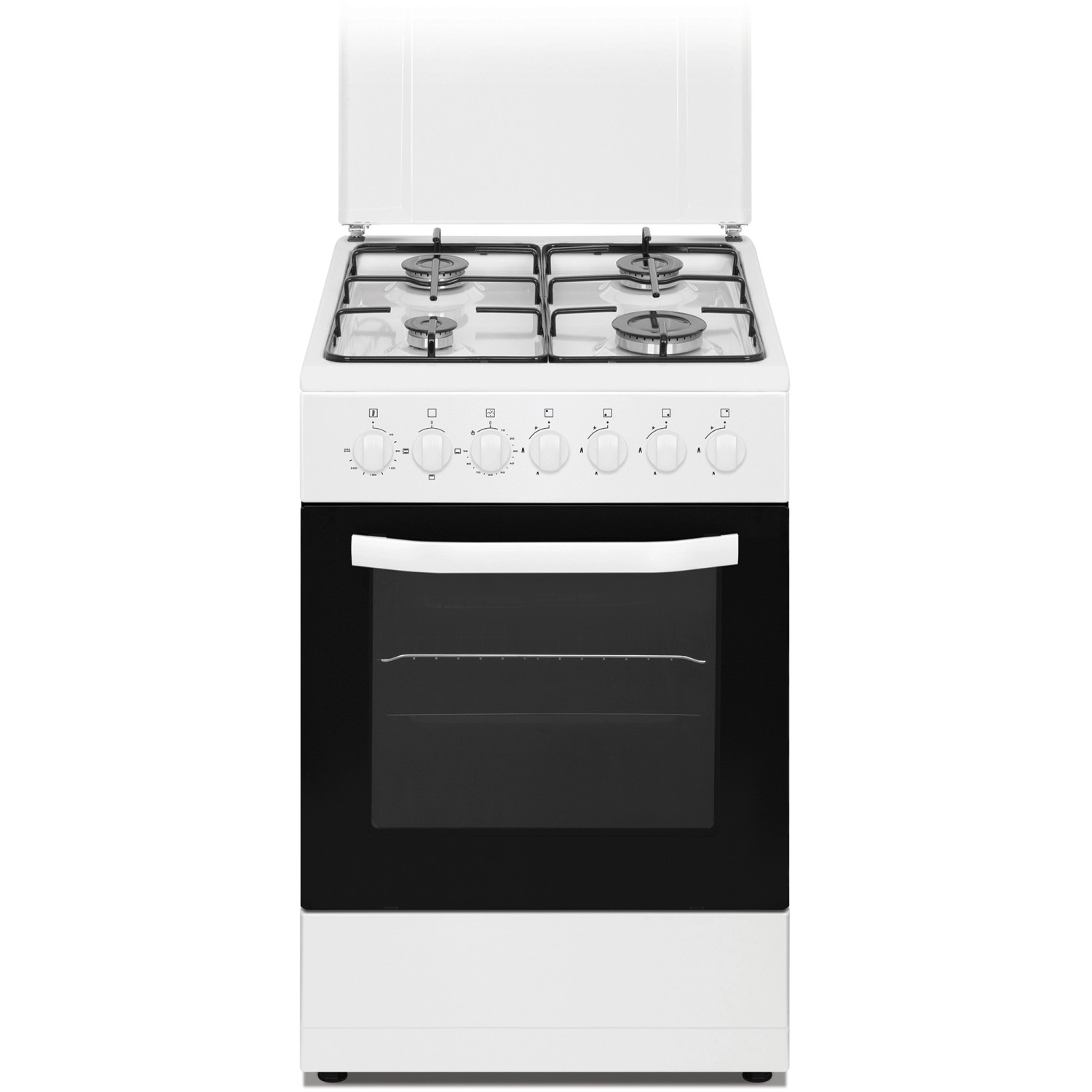 Bild von PKM GH4-50 EO AQ, Stand-Gasherd/9050 Watt/50 cm/3 Backofenfunktionen/Ober- und Unterhitze/Energieeffizienzklasse A/Inklusive Grillrost & Fettpfanne
