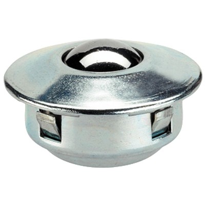 Bild von HALDER - Kugelrollen, mit Befestigungselementen/Kugel aus Kugellagerstahl | d1=24 mm | 22750.0104