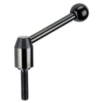Bild von HALDER - Verstellbare Spannhebel/mit Schraube | d1=33 mm / d2=M16 / l1=50 mm / Stahl | 24440.0426