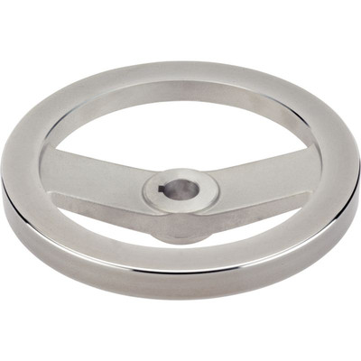 Bild von HALDER - Speichenhandräder, Leichtmetall/mit Nabennut, ohne Zylindergriff | d1=160 mm / d2=14 mm | 24610.0120