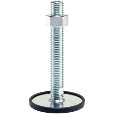 Bild von HALDER - Stellfüße, mit Rutschsicherung/mit Schraube | d1=80 mm / d2=M20 / l1=200 mm / Stahl | 22593.0925