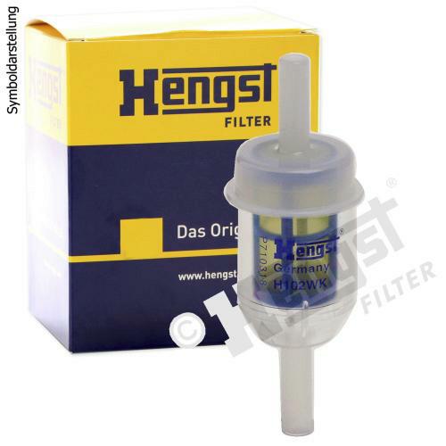 Bild von HENGST FILTER Kraftstofffilter Leitungsfilter H102WK Leitungsfilter,Spritfilter MERCEDES-BENZ,CLAAS,190 (W201),/8 (W115) Limousine,100 Bus (631)
