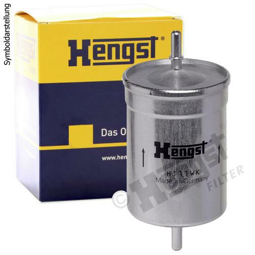 Bild von HENGST FILTER H111WK Kraftstofffilter Leitungsfilter, Spritfilter Leitungsfilter VOLKSWAGEN: Transporter 5 Bus, Multivan 5 (7HM, Transporter 5