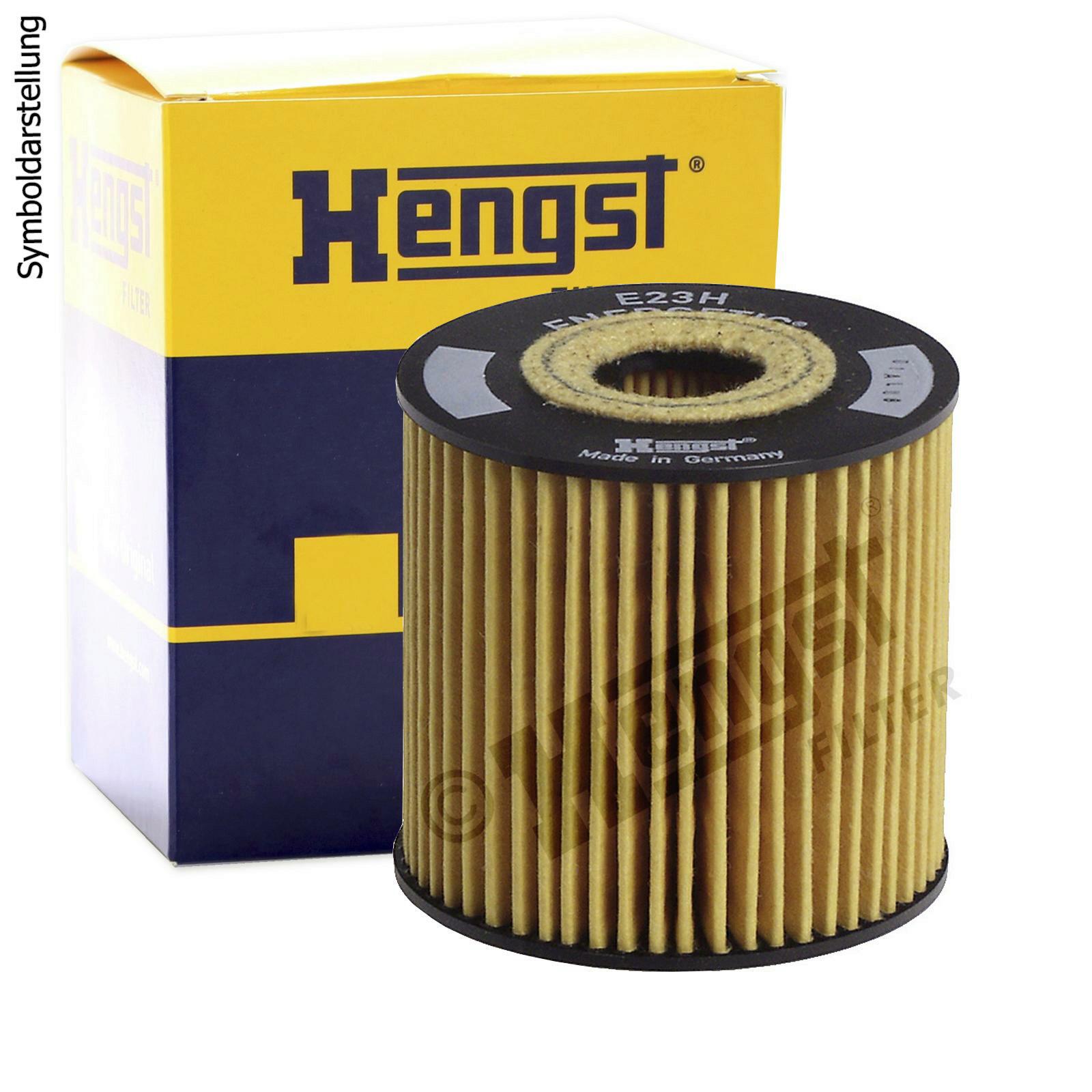 Bild von HENGST Ölfilter Type E23H D81 - Ölfilter-Einsatz, Dichtungssatz für PKW - Ölfilter Auto, Motorölfilter, Filter für Autos