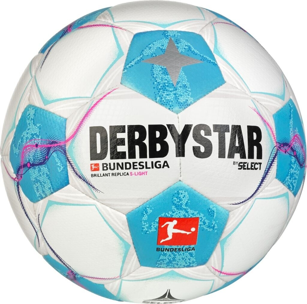 Bild von DERBYSTAR Bundesliga Brillant S-Light 290g Leicht-Fußball 2024/25 Kinder weiss/blau/pink 3