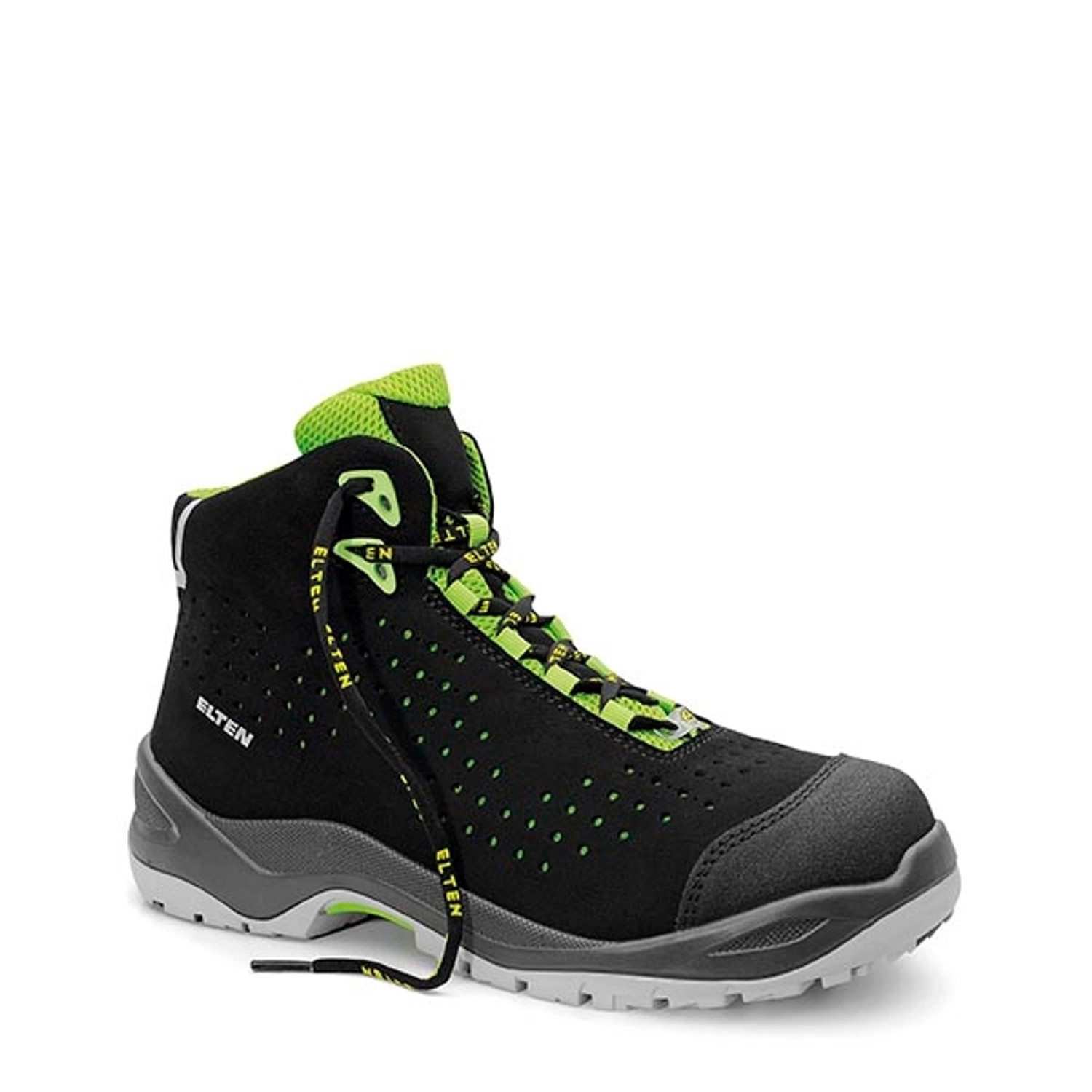 Bild von Elten Sicherheitsschnürstiefel Impulse Green Mid Esd S1P Gr. 41