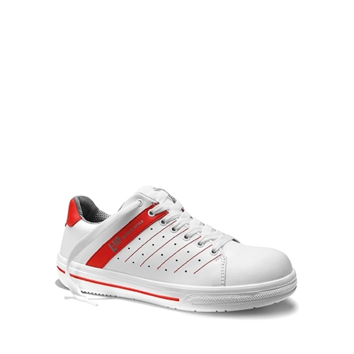 Bild von Elten Berufshalbschuh Norris White-Red Low Esd O1 Gr. 42