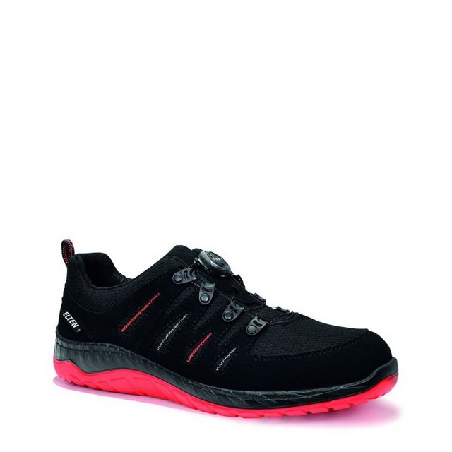 Bild von Elten Sicherheitshalbschuh Maddox Boa Black-Red Low Esd S3 Gr. 47