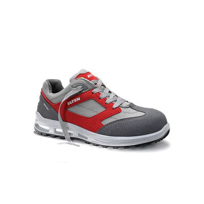 Bild von ELTEN - Sicherheitshalbschuh TRAVIS grey-red Low ESD S2, Größe 43