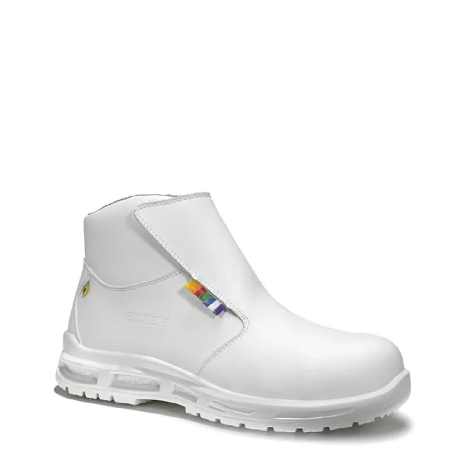 Bild von ELTEN Sicherheitsschuhe Brice XXTM White Mid ESD S3S, Damen und Herren, Textil, Kunststoffkappe (Leichter als Stahlkappe), leicht, klassisch Weiß38
