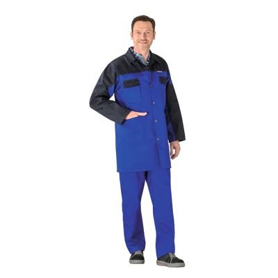 Bild von Planam Größe 28 Herren Tristep Berufsmantel Kornblau Marine Modell 1241