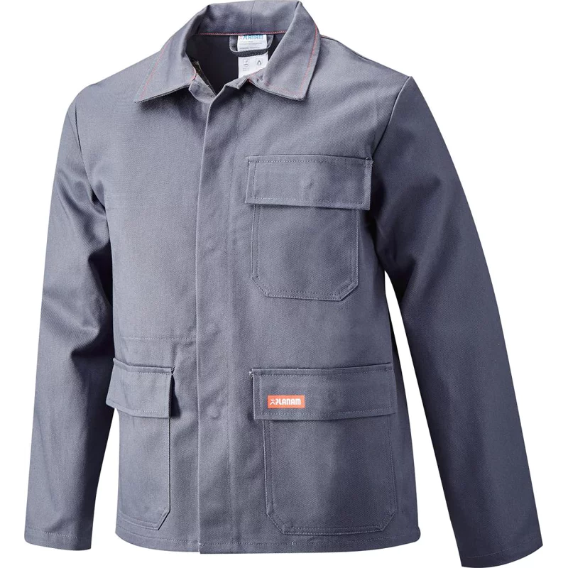 Bild von Planam Schweisserjacke Gr. 50 360 g/qm grau