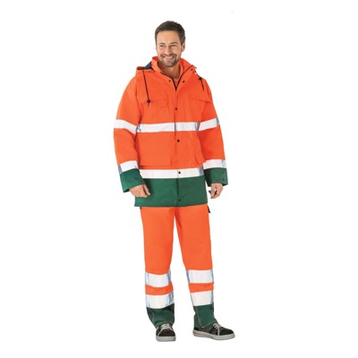 Bild von Planam - Winterjacke 2058 warnorange/grün, Größe 4XL