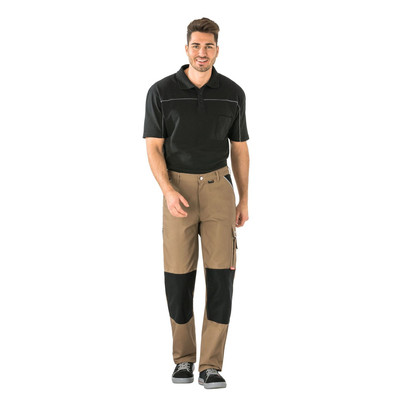 Bild von Planam - Bundhose Canvas 320 Gr. 56 khaki/schwarz