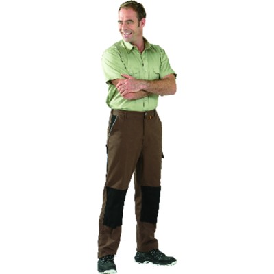 Bild von Planam - Bundhose 2126 braun/schwarz, Größe 54