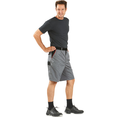Bild von Planam - Shorts 2372 schiefer/schwarz/rot, Größe L