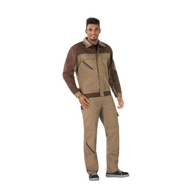 Bild von Planam - Bundjacke 2314 khaki/braun/zink, Größe 70