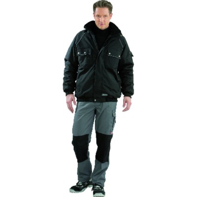 Bild von PLANAM® unisex Arbeitsjacke CANVAS 320 schwarz Größe 2XL